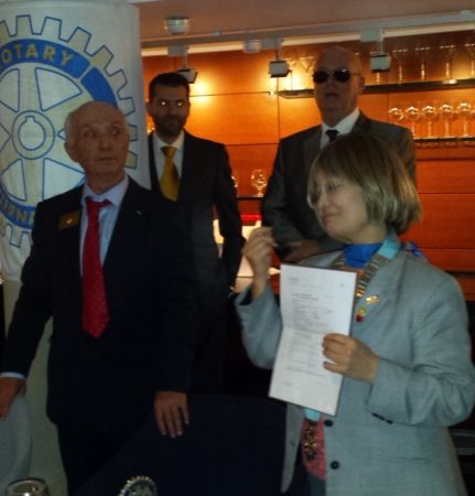 Remise de 5.000 euros à la Fondation Rotary qui célèbre son centenaire